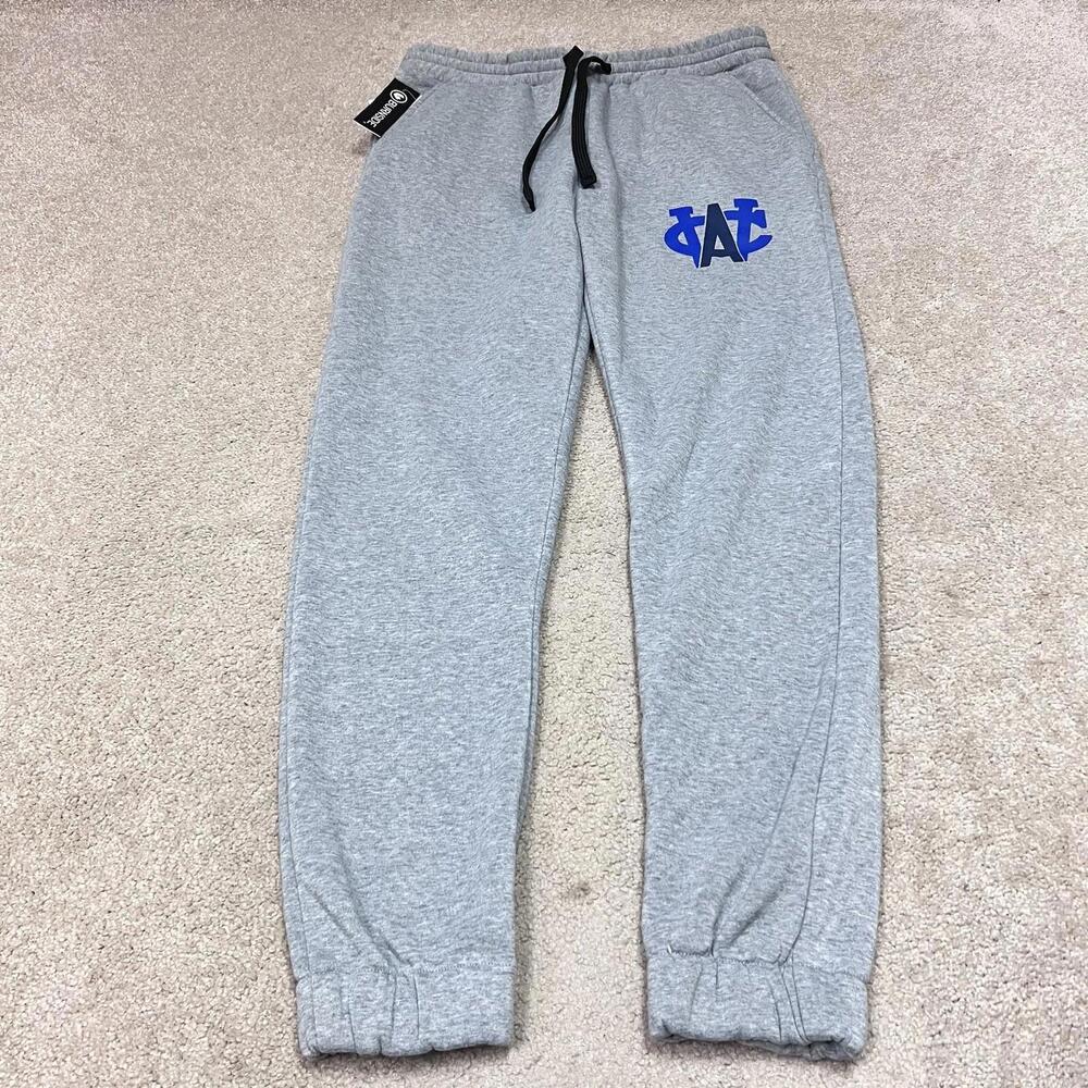 Burnside Joggers Men’s Gray Elastic Waist Pockets Size Small NWT
